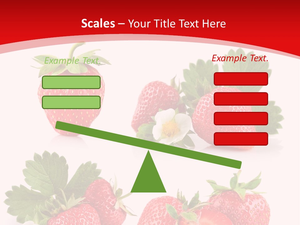 Blooming Strawberry Food PowerPoint Template