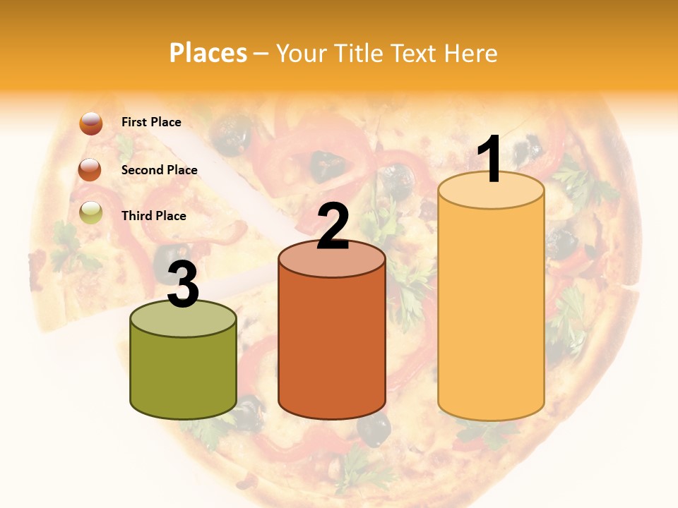 Mozzarella White Vegetable PowerPoint Template