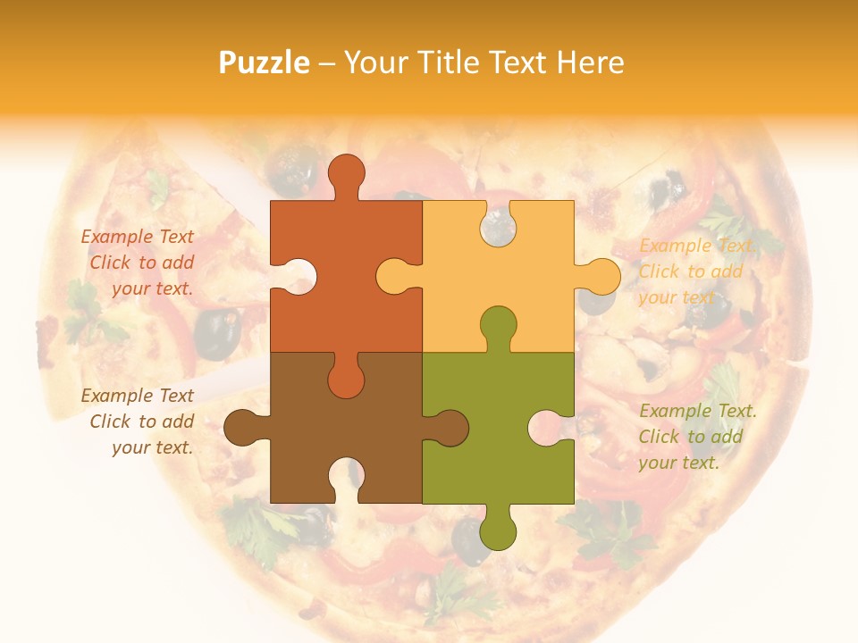 Mozzarella White Vegetable PowerPoint Template