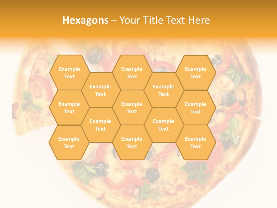 Mozzarella White Vegetable PowerPoint Template