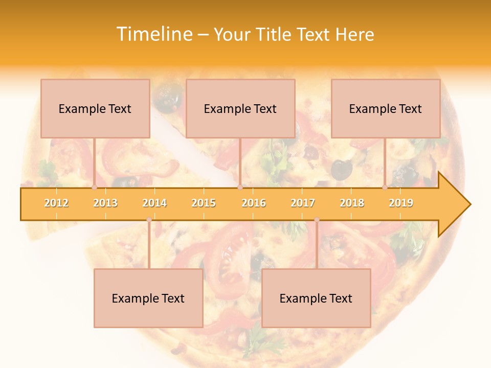 Mozzarella White Vegetable PowerPoint Template