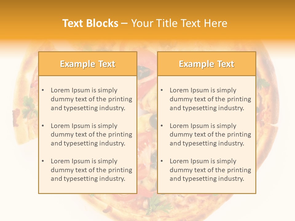 Mozzarella White Vegetable PowerPoint Template