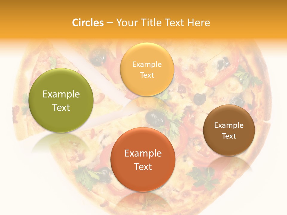 Mozzarella White Vegetable PowerPoint Template