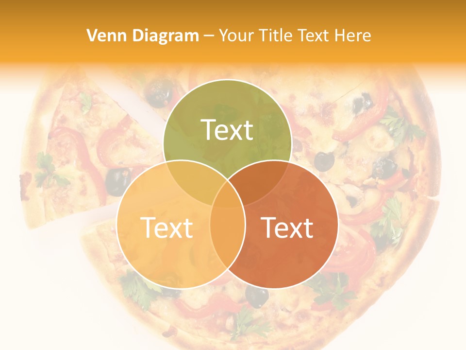 Mozzarella White Vegetable PowerPoint Template