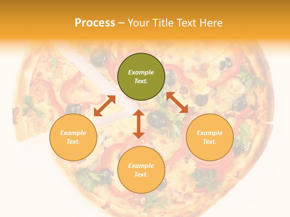 Mozzarella White Vegetable PowerPoint Template