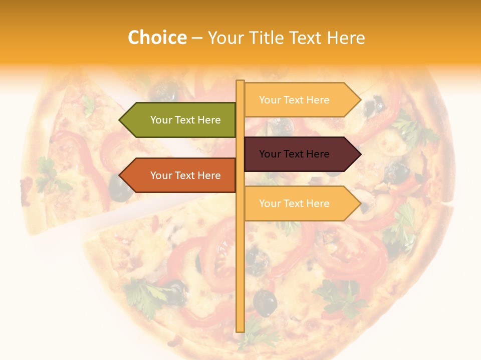 Mozzarella White Vegetable PowerPoint Template