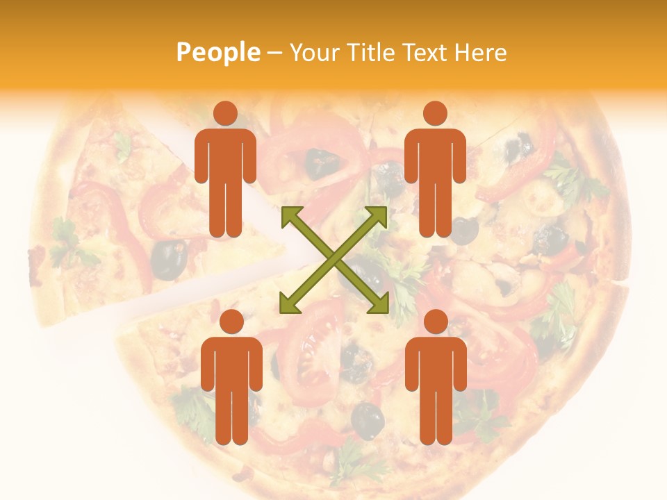 Mozzarella White Vegetable PowerPoint Template