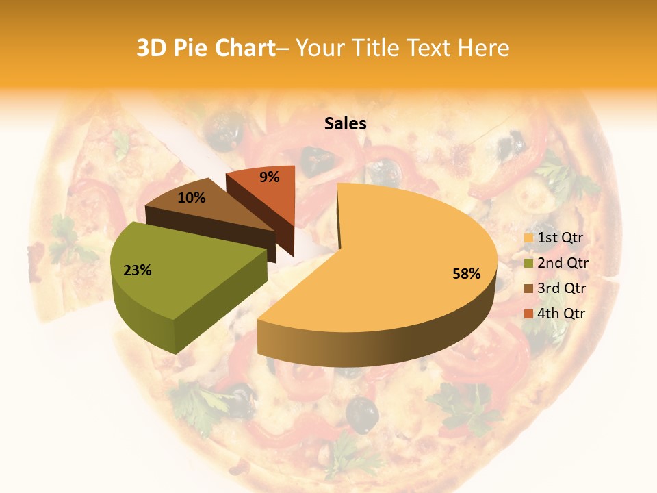 Mozzarella White Vegetable PowerPoint Template