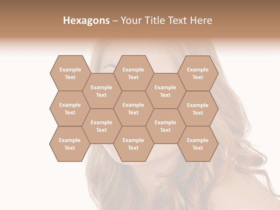 Hairstyle Cute Looking PowerPoint Template