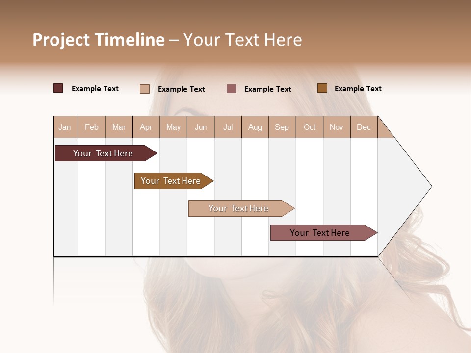 Hairstyle Cute Looking PowerPoint Template