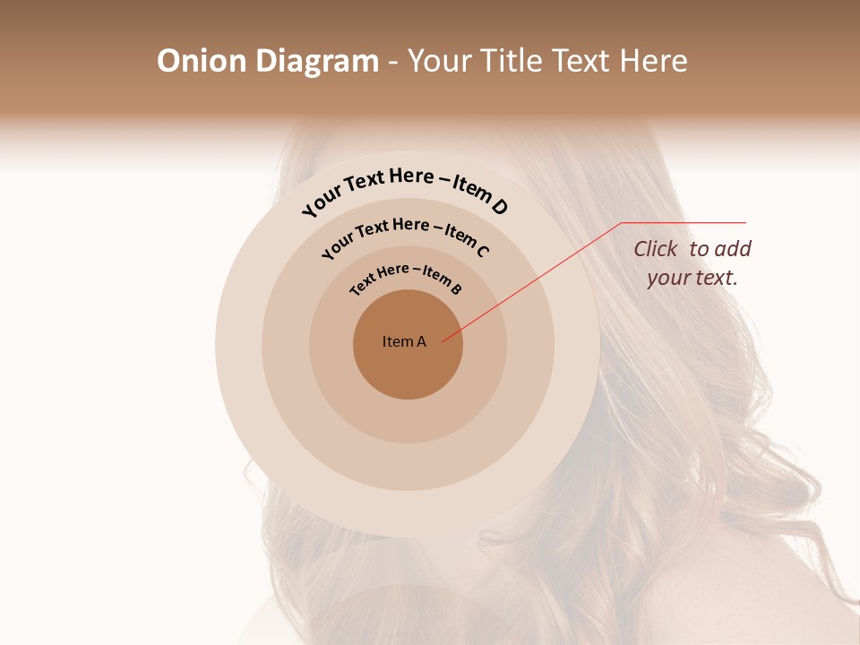 Hairstyle Cute Looking PowerPoint Template