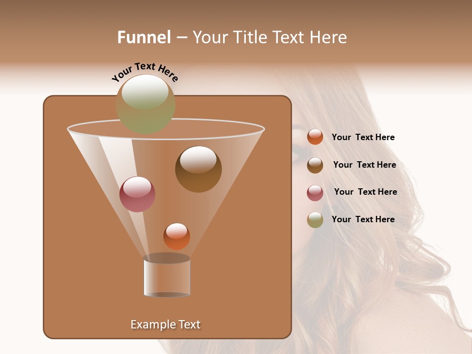 Hairstyle Cute Looking PowerPoint Template