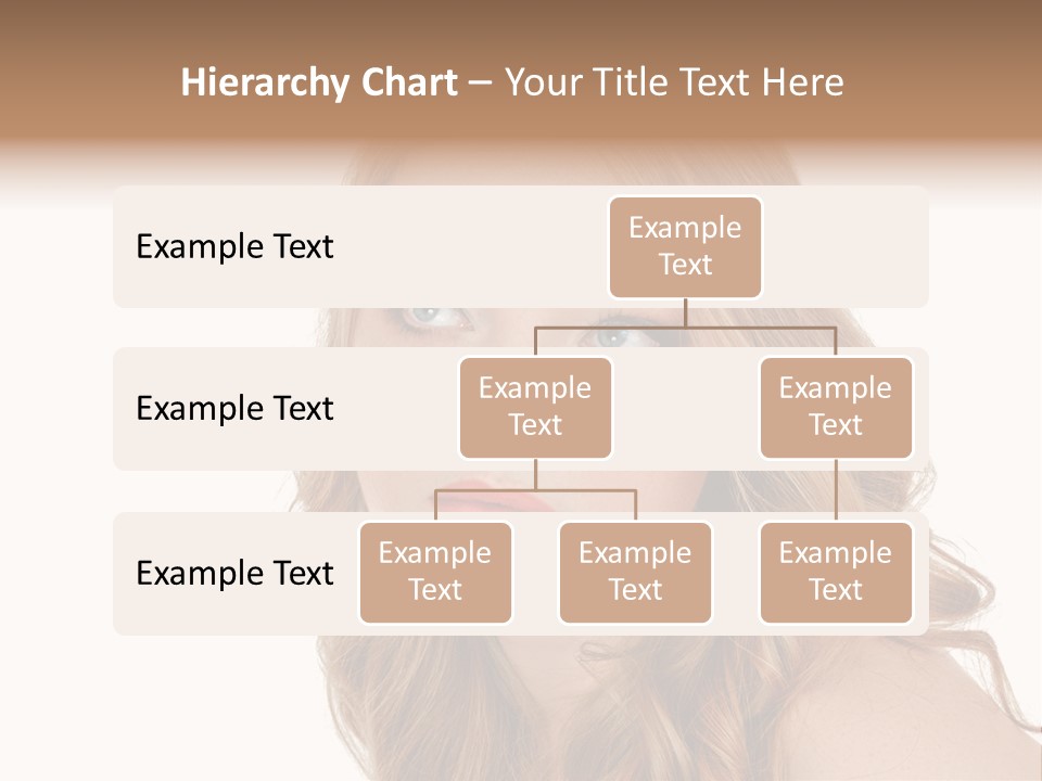Hairstyle Cute Looking PowerPoint Template