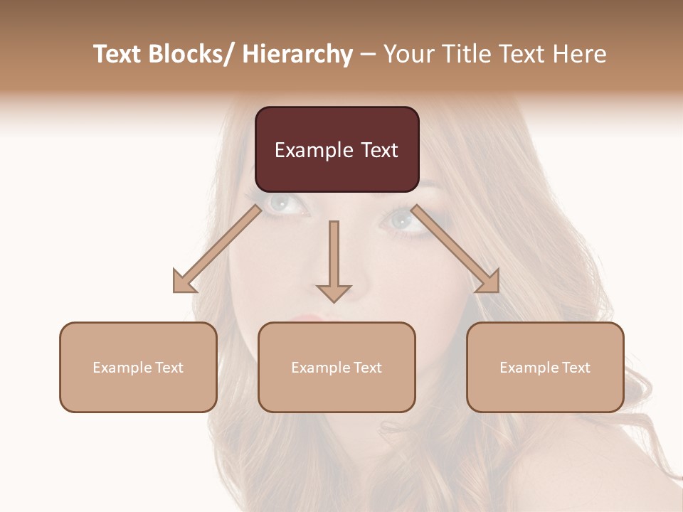 Hairstyle Cute Looking PowerPoint Template