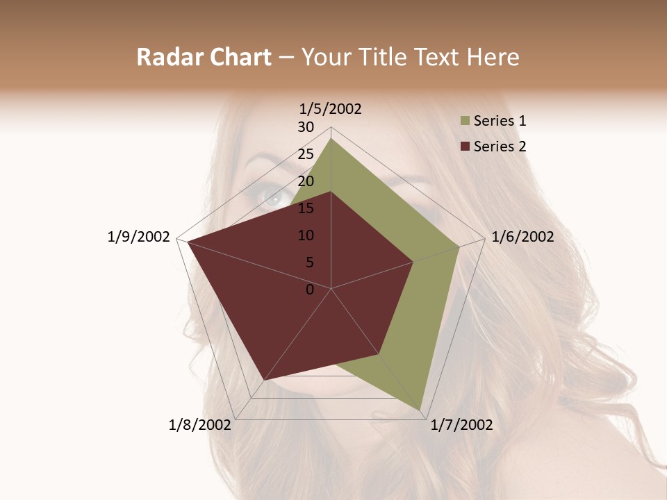 Hairstyle Cute Looking PowerPoint Template