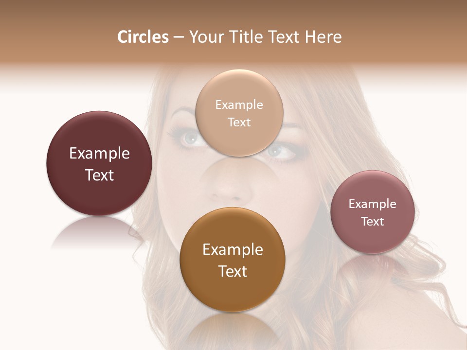 Hairstyle Cute Looking PowerPoint Template