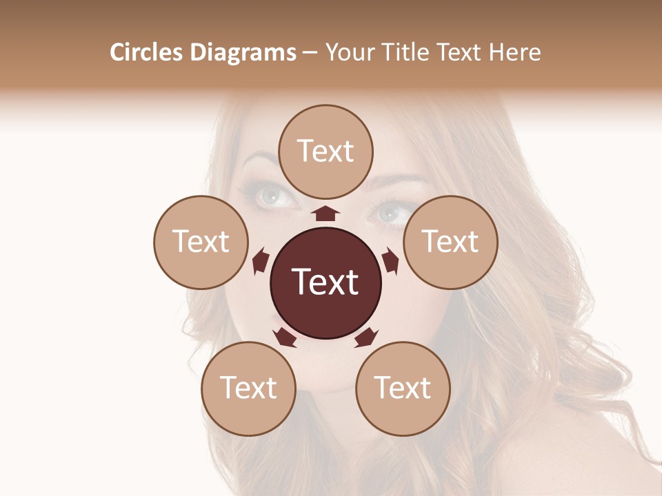 Hairstyle Cute Looking PowerPoint Template