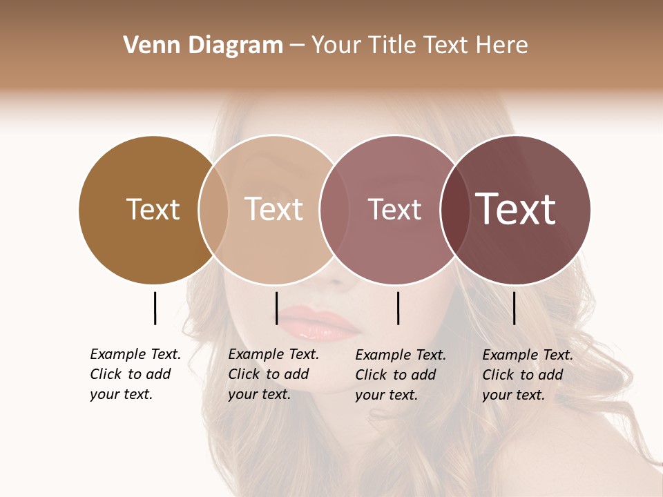 Hairstyle Cute Looking PowerPoint Template