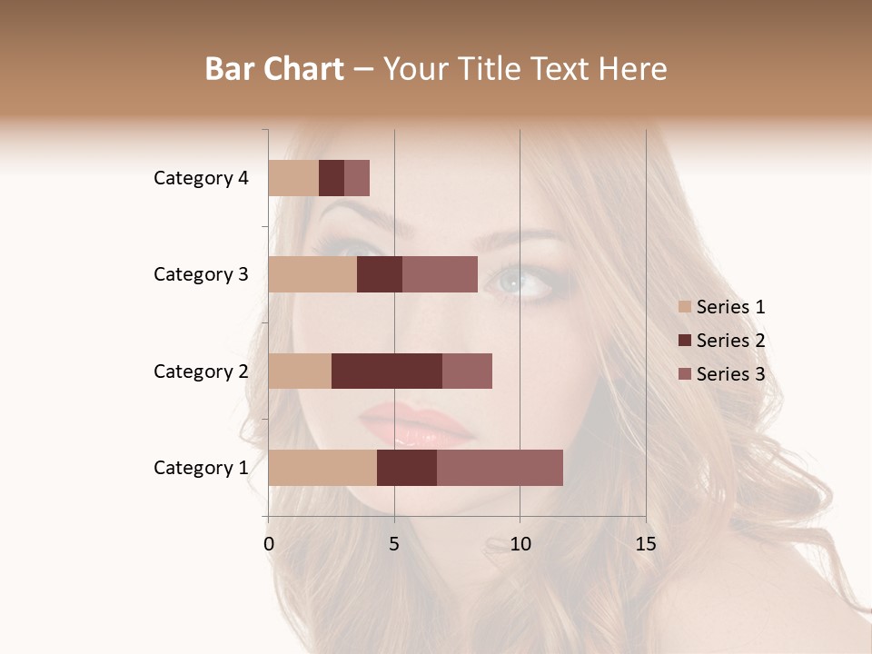 Hairstyle Cute Looking PowerPoint Template