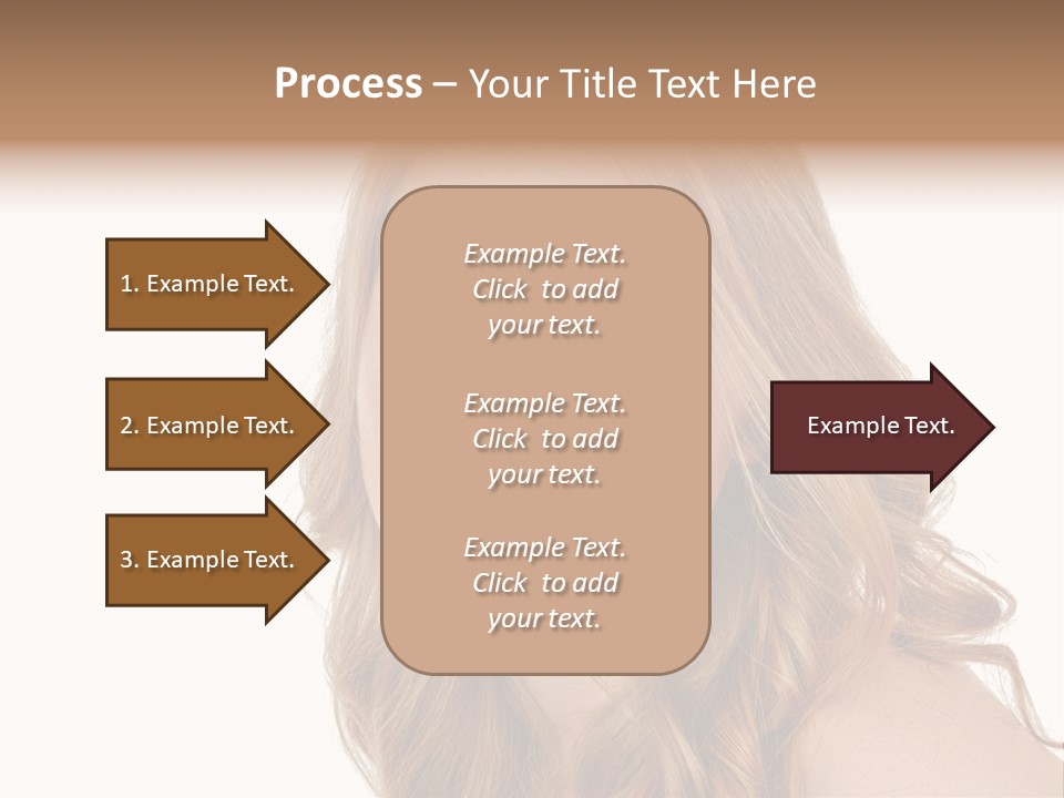 Hairstyle Cute Looking PowerPoint Template
