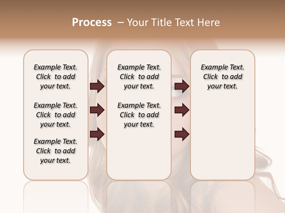 Hairstyle Cute Looking PowerPoint Template