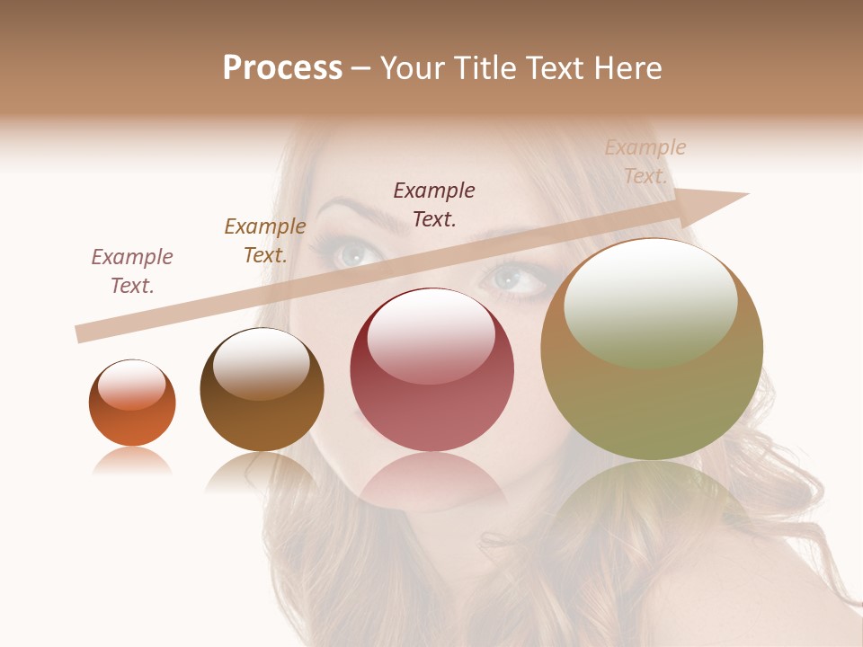 Hairstyle Cute Looking PowerPoint Template