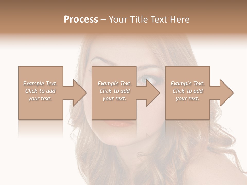 Hairstyle Cute Looking PowerPoint Template