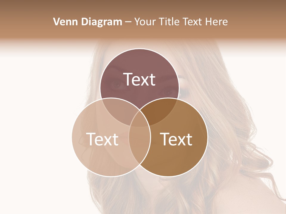 Hairstyle Cute Looking PowerPoint Template