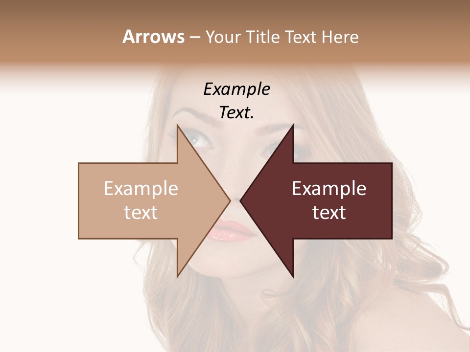 Hairstyle Cute Looking PowerPoint Template