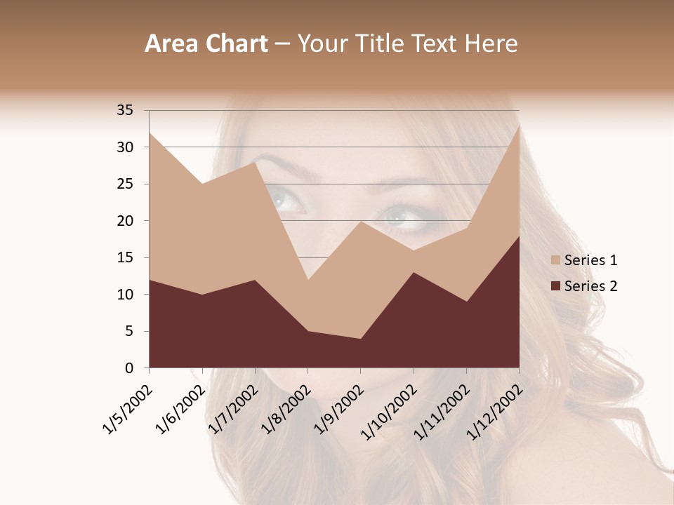 Hairstyle Cute Looking PowerPoint Template