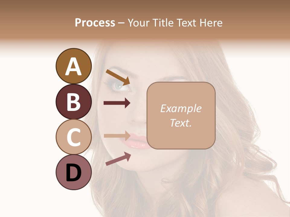 Hairstyle Cute Looking PowerPoint Template