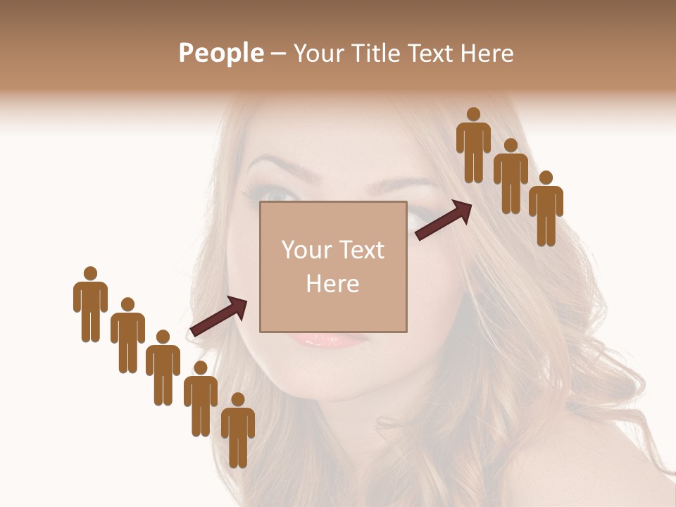 Hairstyle Cute Looking PowerPoint Template