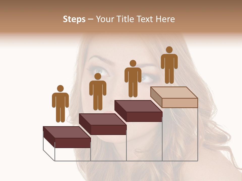 Hairstyle Cute Looking PowerPoint Template