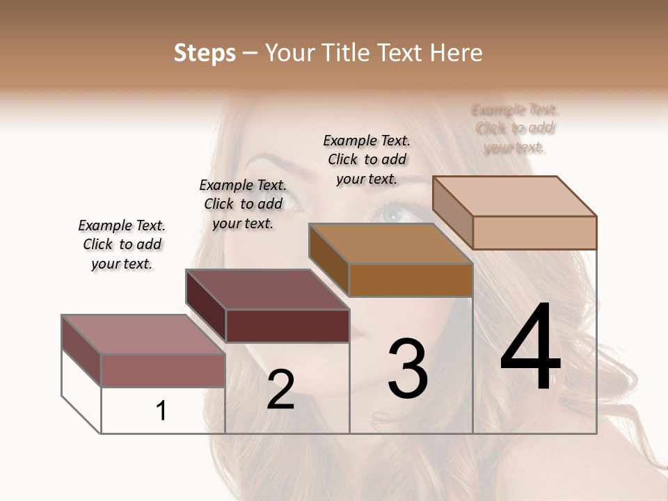 Hairstyle Cute Looking PowerPoint Template