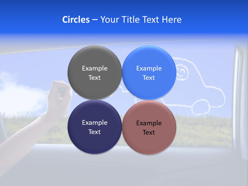 Battery Environment Window PowerPoint Template