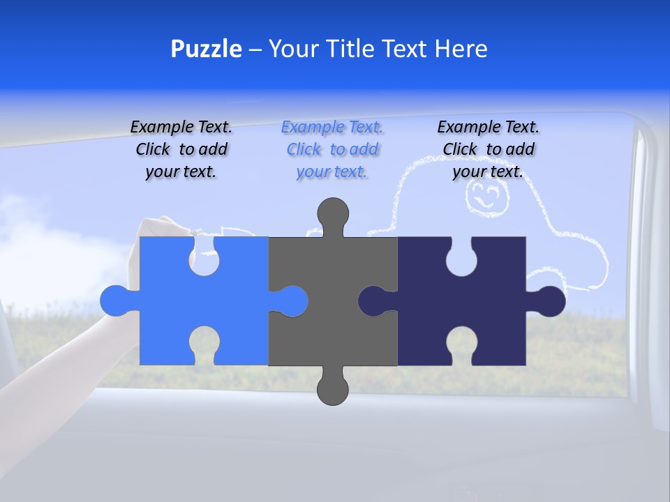 Battery Environment Window PowerPoint Template