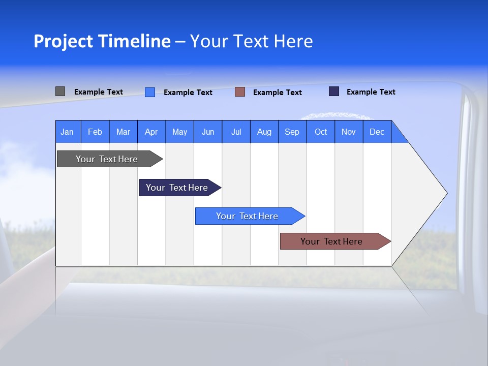 Battery Environment Window PowerPoint Template