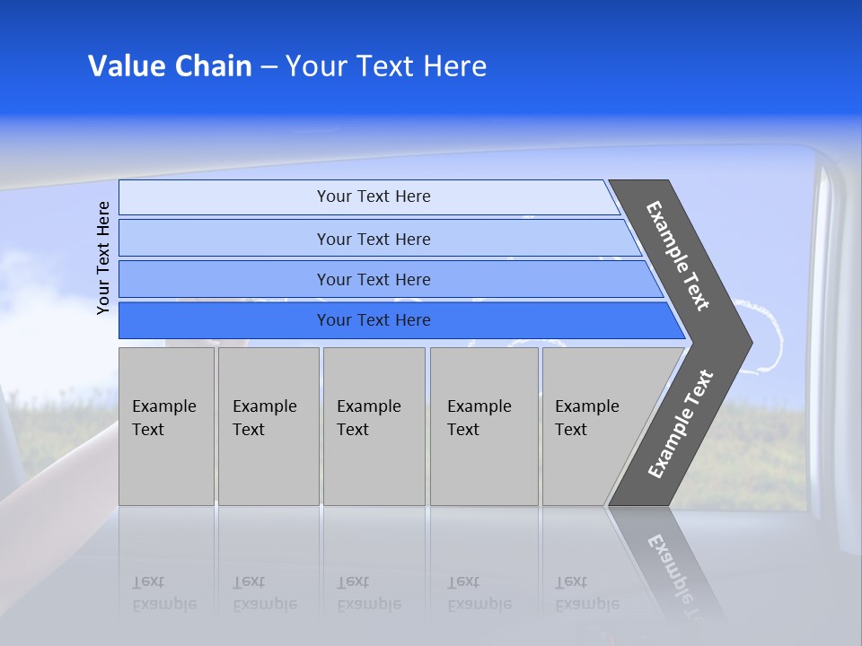 Battery Environment Window PowerPoint Template