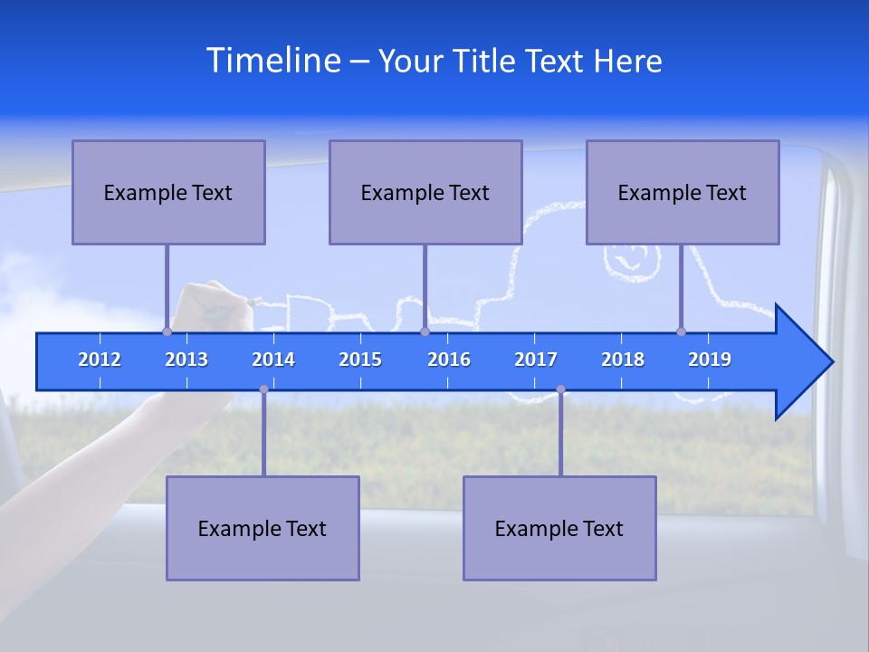 Battery Environment Window PowerPoint Template