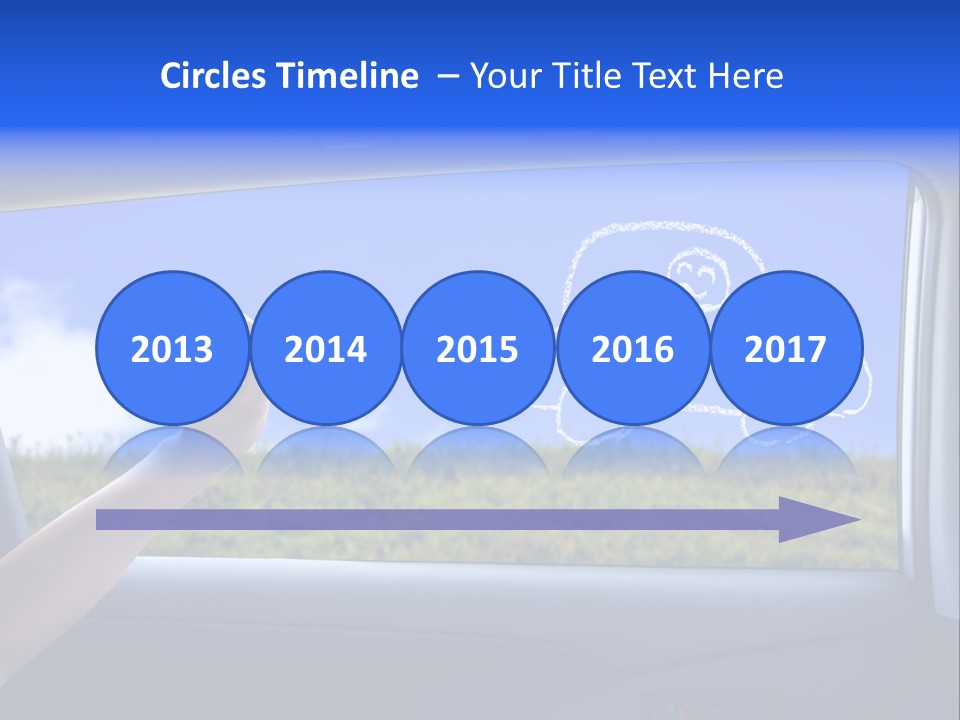 Battery Environment Window PowerPoint Template
