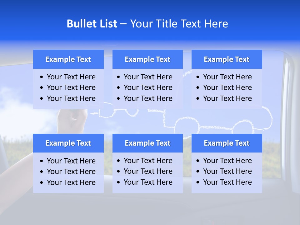 Battery Environment Window PowerPoint Template
