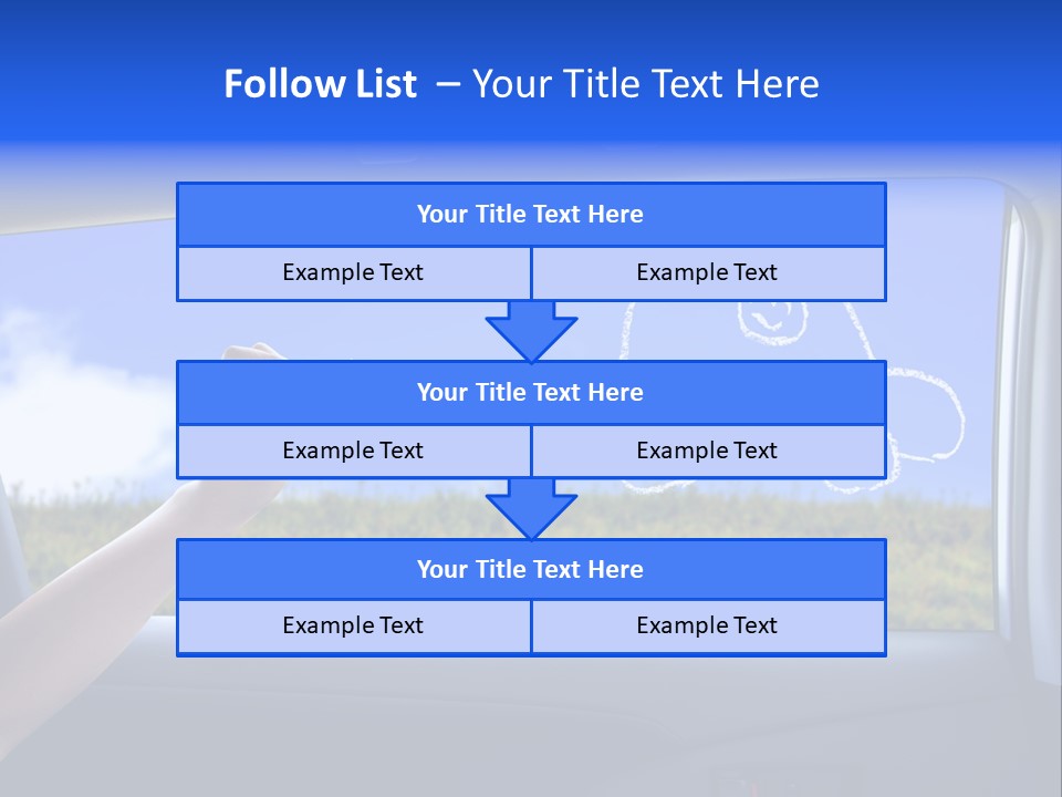 Battery Environment Window PowerPoint Template