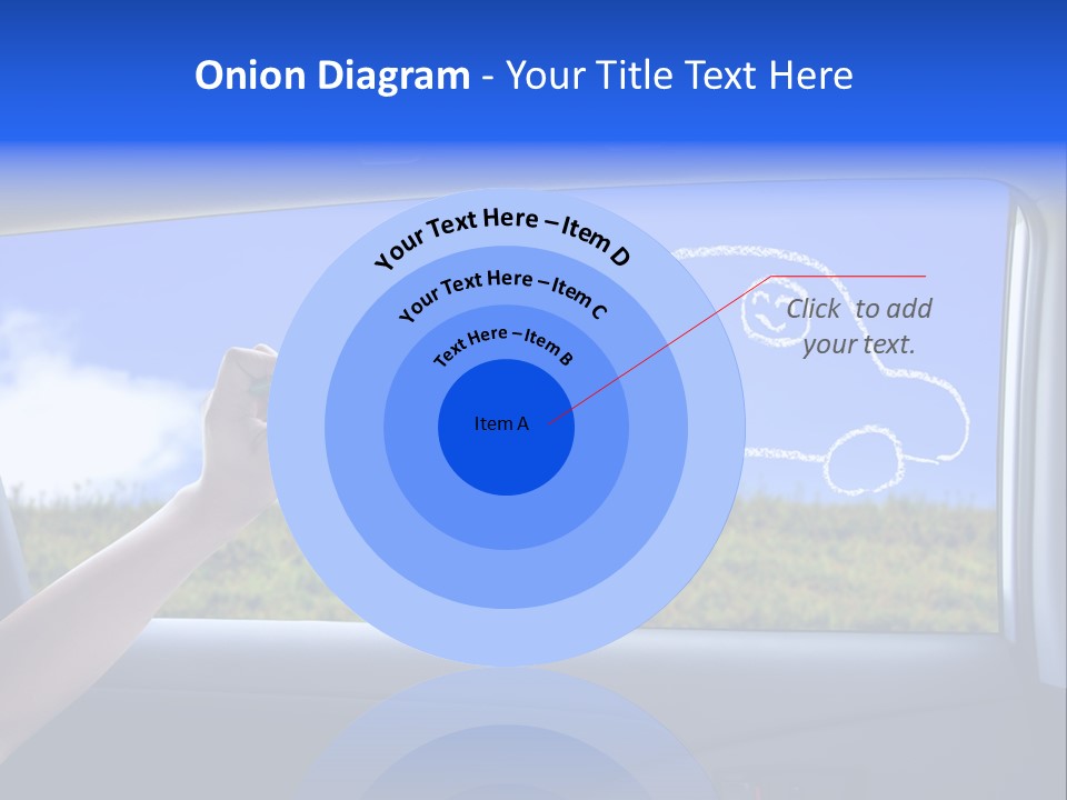 Battery Environment Window PowerPoint Template