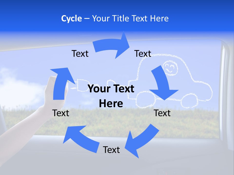Battery Environment Window PowerPoint Template