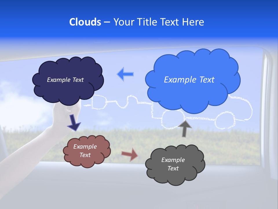 Battery Environment Window PowerPoint Template