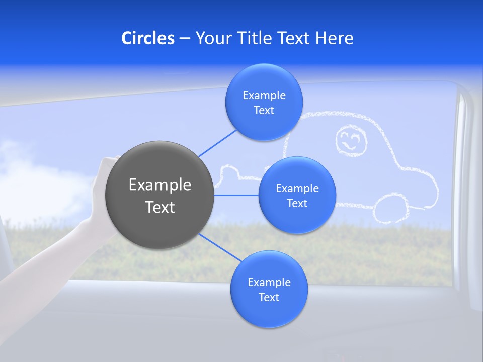 Battery Environment Window PowerPoint Template