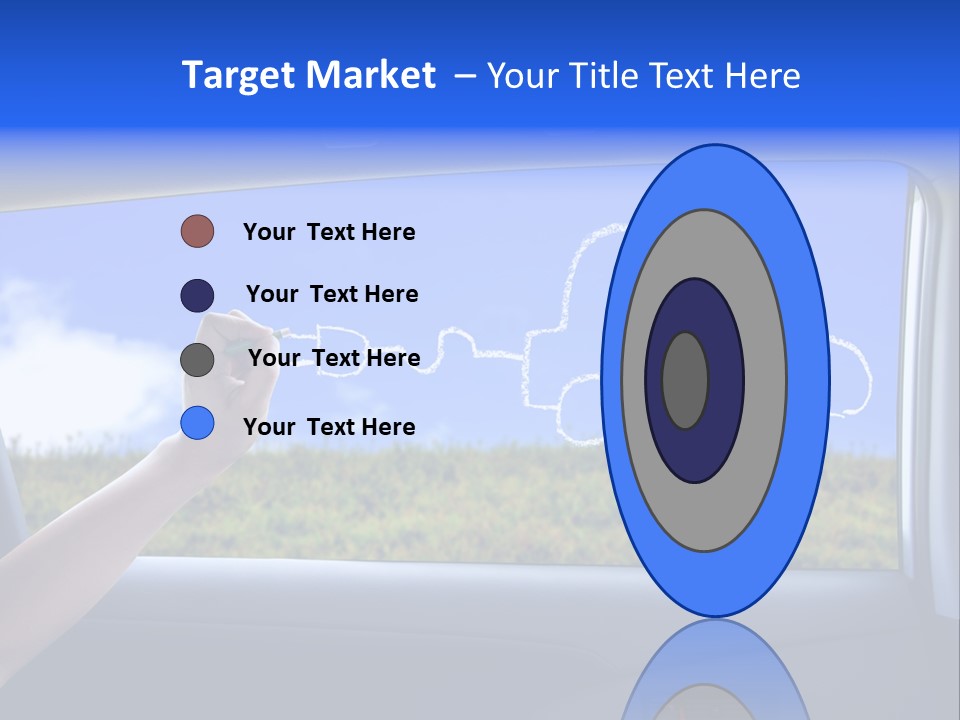Battery Environment Window PowerPoint Template