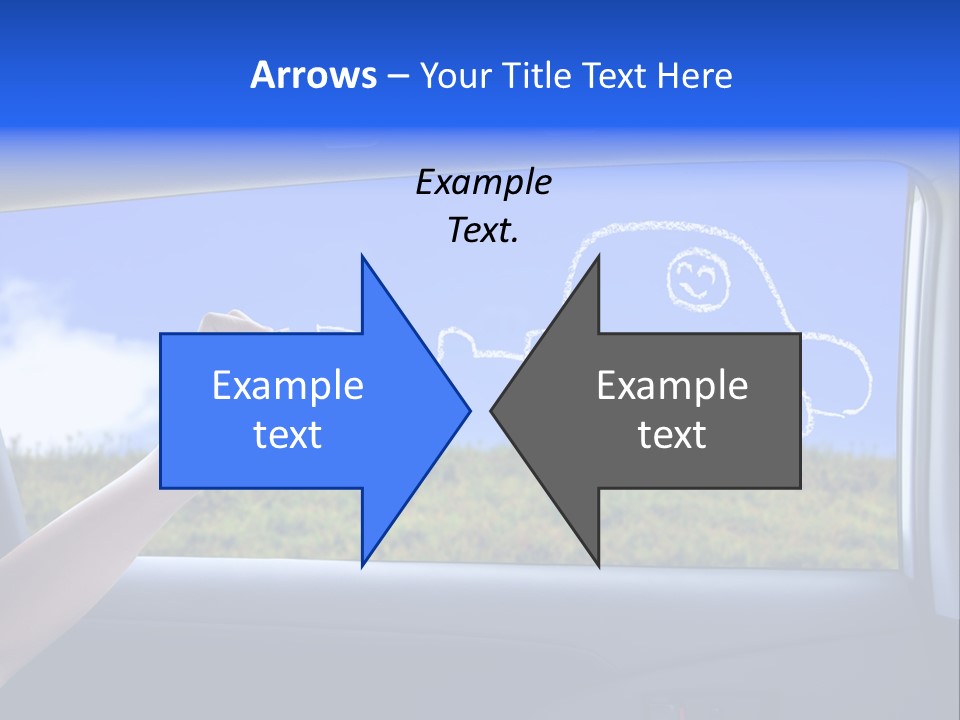 Battery Environment Window PowerPoint Template