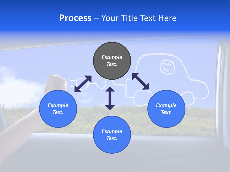 Battery Environment Window PowerPoint Template