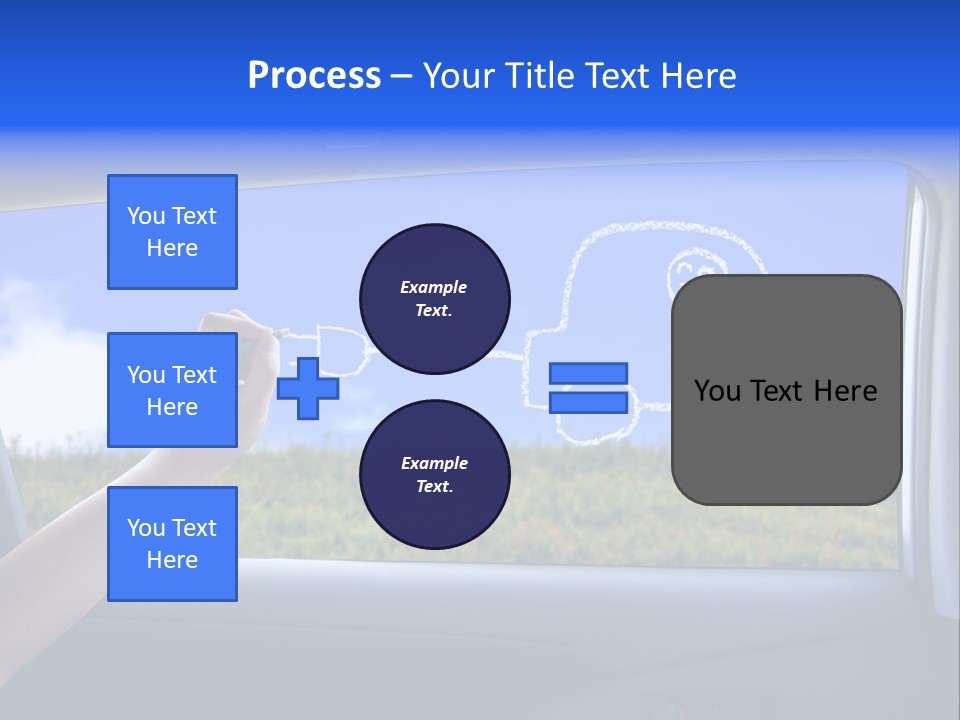 Battery Environment Window PowerPoint Template